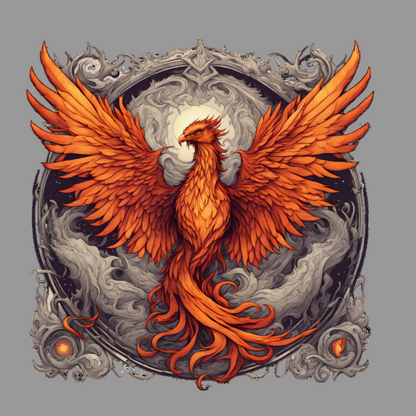 Bordered Phoenix Vintage T-Shirt