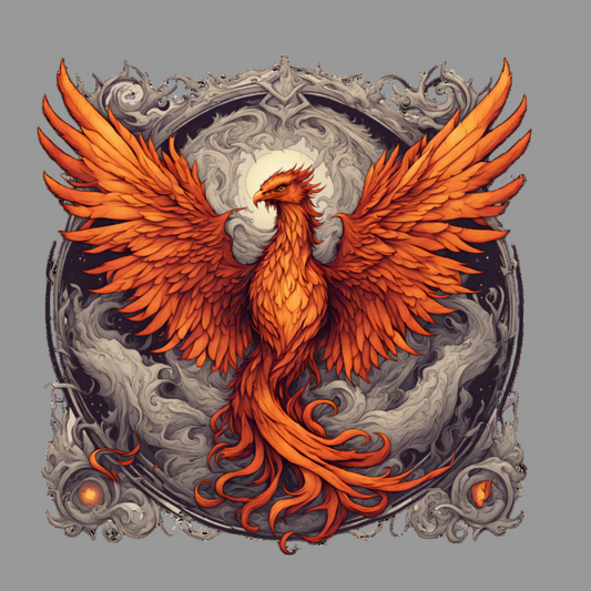 Bordered Phoenix Vintage T-Shirt