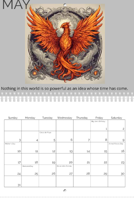 2026 Popular Designs Calendar