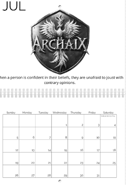 2026 Popular Designs Calendar