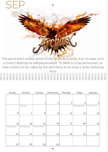 2026 Popular Designs Calendar