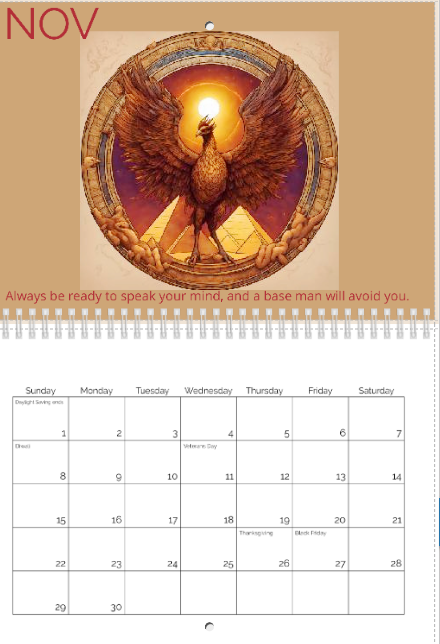 2026 Popular Designs Calendar