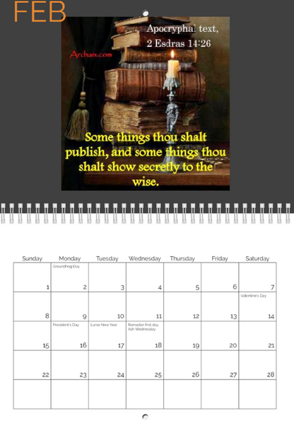 2026 Jason's Quotes Calendar