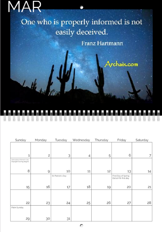 2026 Jason's Quotes Calendar