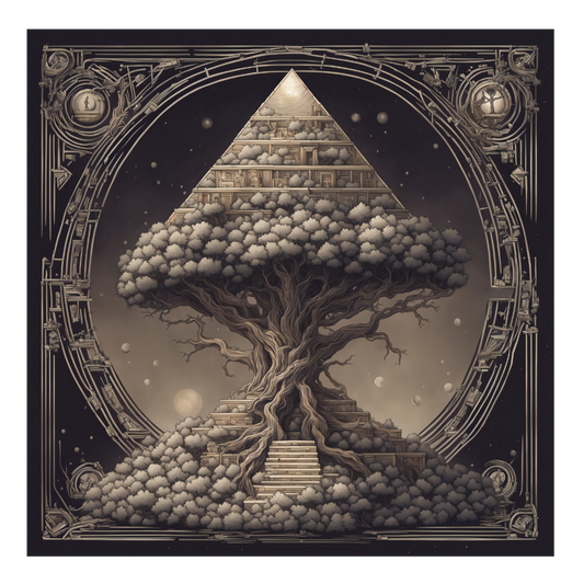 Pyramid World Tree Vintage T-Shirt
