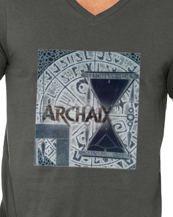 ARCHAIX Men's V-Neck T-Shirt