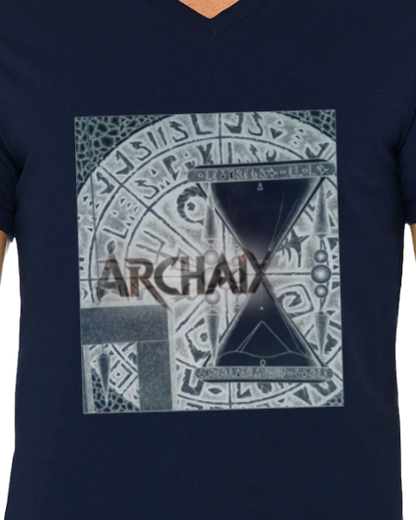 ARCHAIX Men's V-Neck T-Shirt