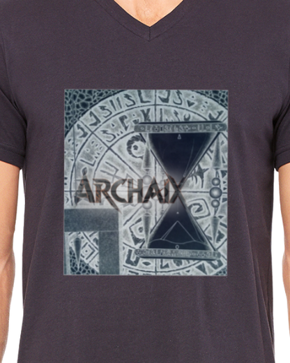 ARCHAIX Men's V-Neck T-Shirt