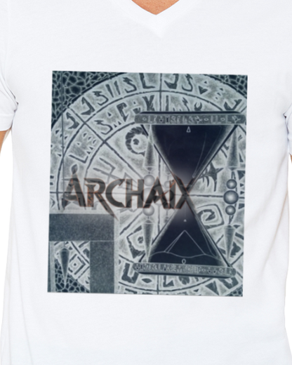 ARCHAIX Men's V-Neck T-Shirt