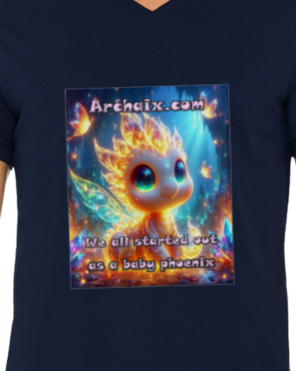 Baby Phoenix Men's V-Neck T-Shirt