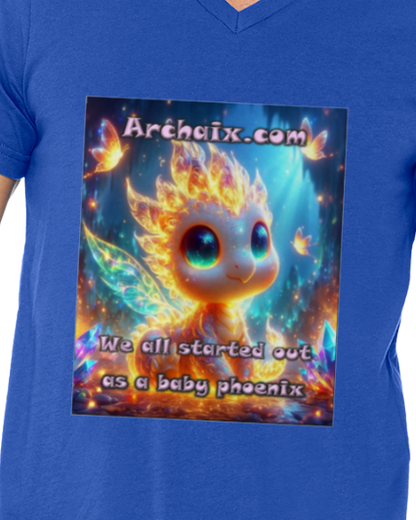 Baby Phoenix Men's V-Neck T-Shirt