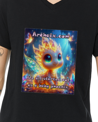 Baby Phoenix Men's V-Neck T-Shirt