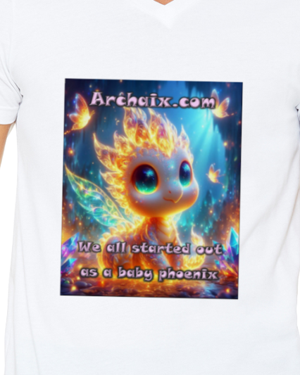 Baby Phoenix Men's V-Neck T-Shirt