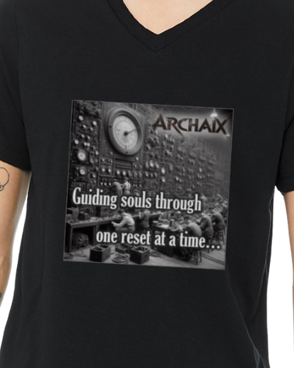 Guiding Souls Men's V-Neck T-Shirt