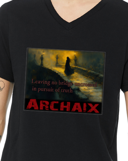 Leaving no...Men's V-Neck T-Shirt