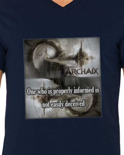 One who is...Men's V-Neck T-Shirt