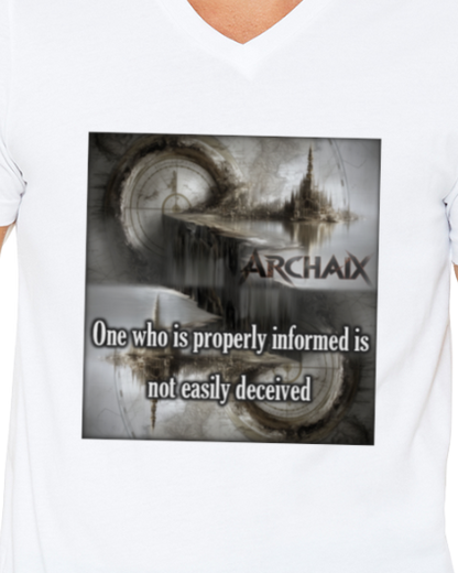 One who is...Men's V-Neck T-Shirt