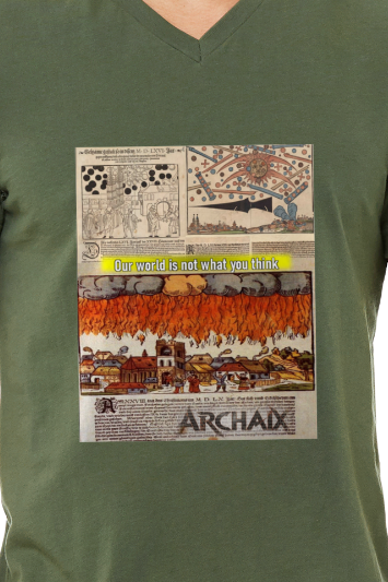 Our World is...Men's V-Neck T-Shirt