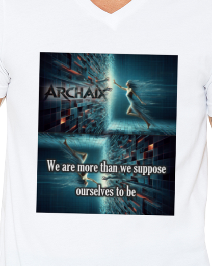 We are More...Men's V-neck T-Shirt