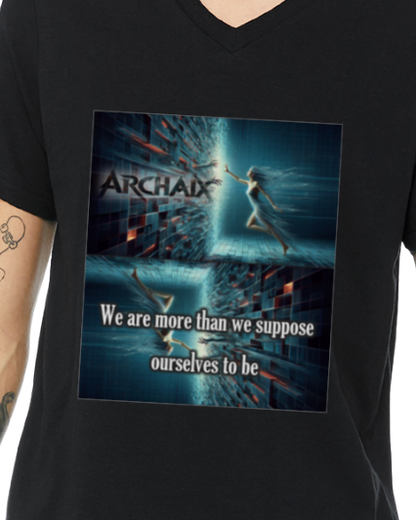 We are More...Men's V-neck T-Shirt