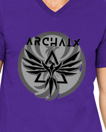 Archaix Logo Men's V-neck T-Shirt