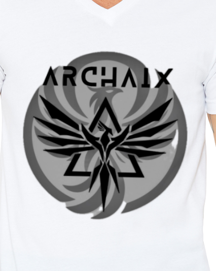 Archaix Logo Men's V-neck T-Shirt