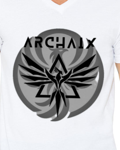 Archaix Logo Men's V-neck T-Shirt