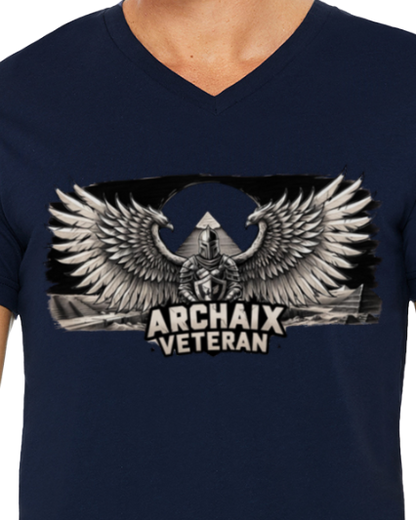 Archaix Veteran Men's V-neck T-Shirt