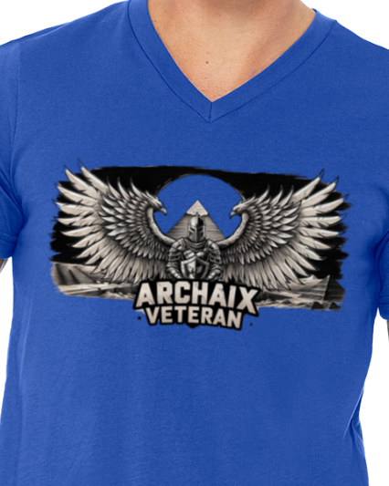 Archaix Veteran Men's V-neck T-Shirt