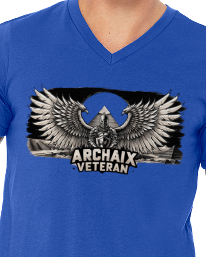 Archaix Veteran Men's V-neck T-Shirt