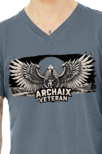 Archaix Veteran Men's V-neck T-Shirt