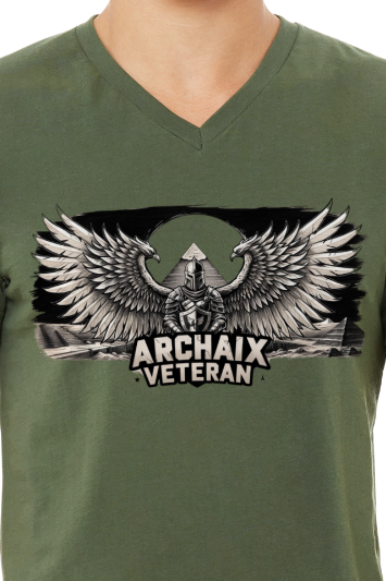 Archaix Veteran Men's V-neck T-Shirt