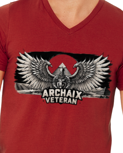 Archaix Veteran Men's V-neck T-Shirt