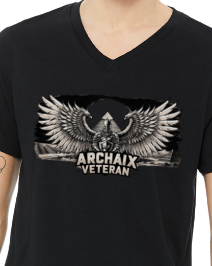 Archaix Veteran Men's V-neck T-Shirt