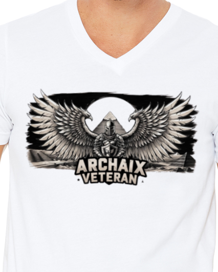Archaix Veteran Men's V-neck T-Shirt