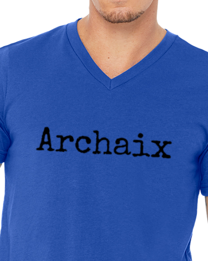 Archaix Typed Men's V-Neck T-Shirt