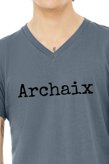 Archaix Typed Men's V-Neck T-Shirt