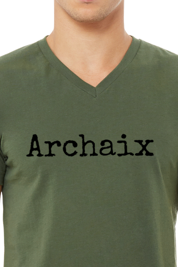 Archaix Typed Men's V-Neck T-Shirt