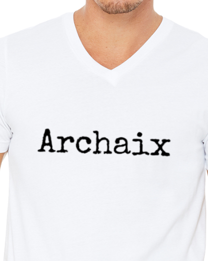 Archaix Typed Men's V-Neck T-Shirt