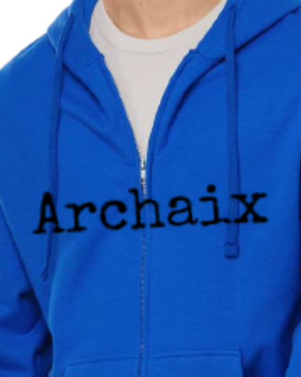 Archaix Typed Zip Hoodie