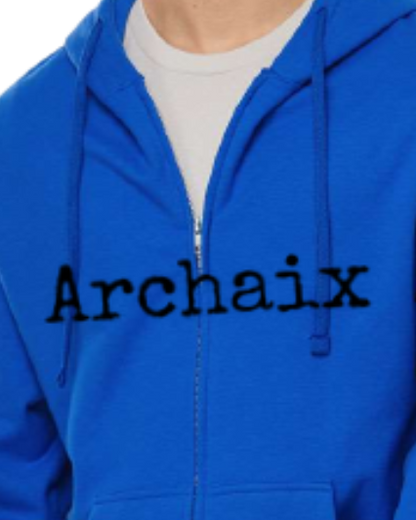 Archaix Typed Zip Hoodie