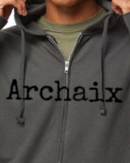 Archaix Typed Zip Hoodie