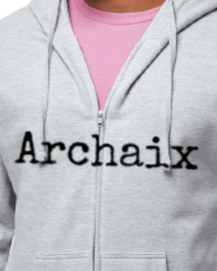Archaix Typed Zip Hoodie