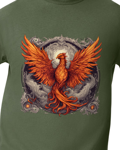 Bordered Phoenix T-Shirt