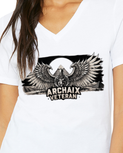 Archaix Veteran Women's V-Neck T-Shirt
