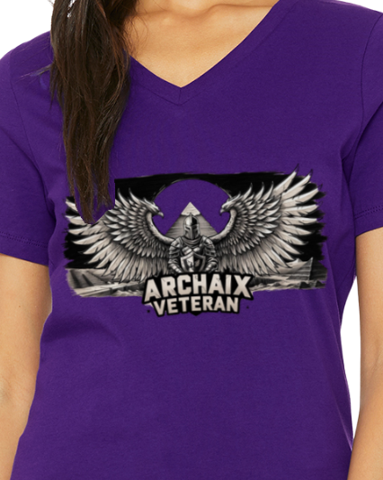 Archaix Veteran Women's V-Neck T-Shirt