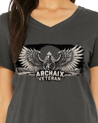 Archaix Veteran Women's V-Neck T-Shirt