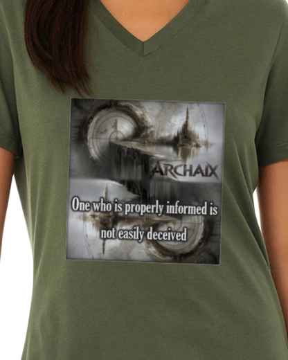 One Who Is Women's V-Neck T-Shirt