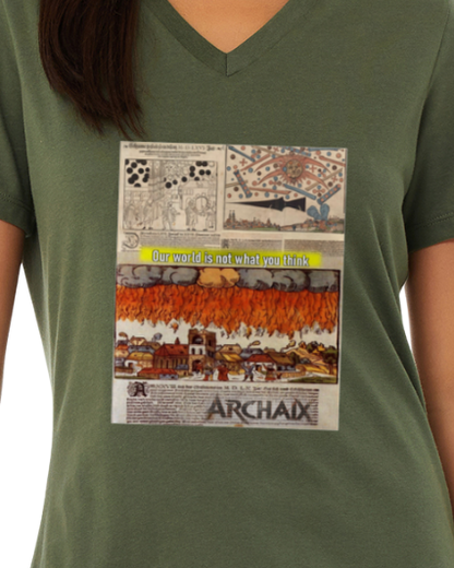 Our World Is Women's V-Neck T-Shirt