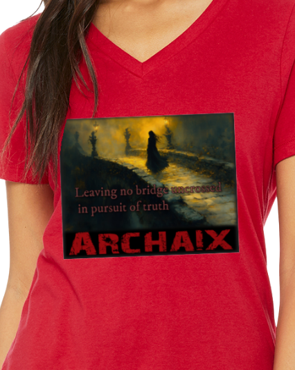 Leaving No Bridge Women's V-Neck T-Shirt